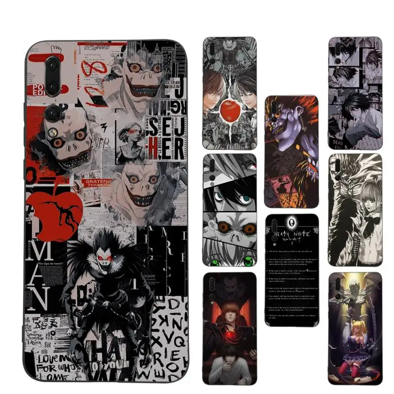 

Anime Death Note Phone Case Soft Silicone Case For Huawei P 30lite p30 20pro p40lite P30 Capa