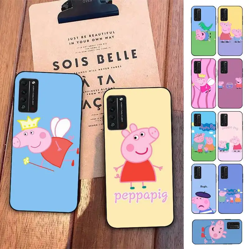 

PPeppa-Pig Phone Case for Huawei Honor 10 i 8X C 5A 20 9 10 30 lite pro Voew 10 20 V30