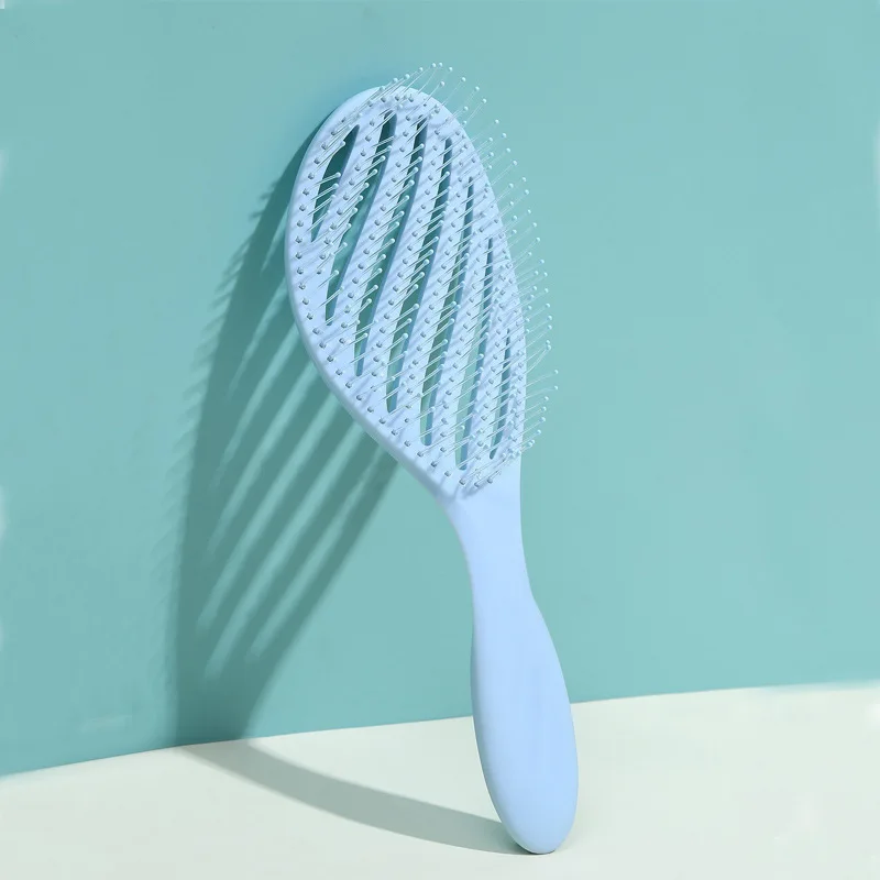 Расслабляющая эластичная массажная расческа портативная расческа для волос головы гребни скальпа мокрые и волнистые пучковые.