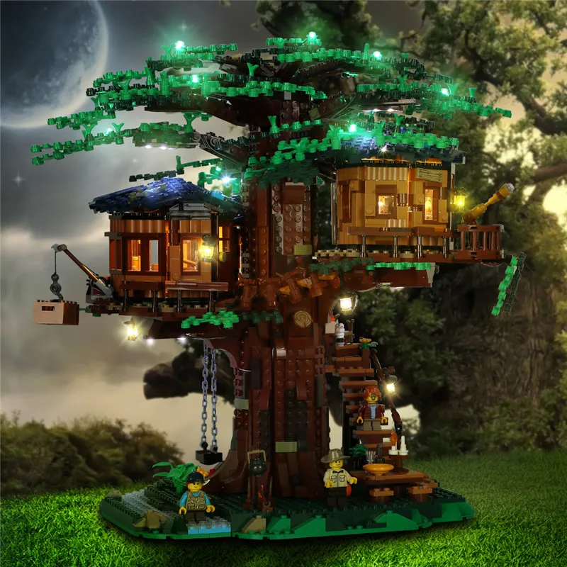 

WOBRICKS LED Light Kit for 21318 Tree House Building Blocks Set (NO Model) Bricks Toys for Children Gifts Movie Toy MOC