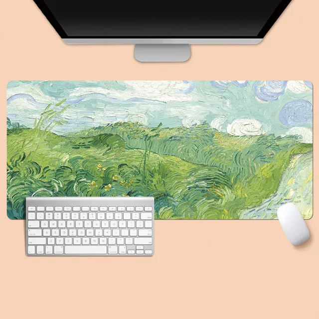 Van Gogh Oil Painting Style Desk Mat Non-Slip Pad 4