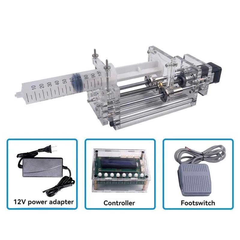 Лабораторный микрошприцевой насос настольный инъекционный шприц-пропеллер