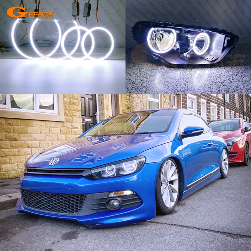 Для Volkswagen VW Scirocco III 2008 2009 2010 2012 2013 ультра яркий COB комплект светодиодов глаза