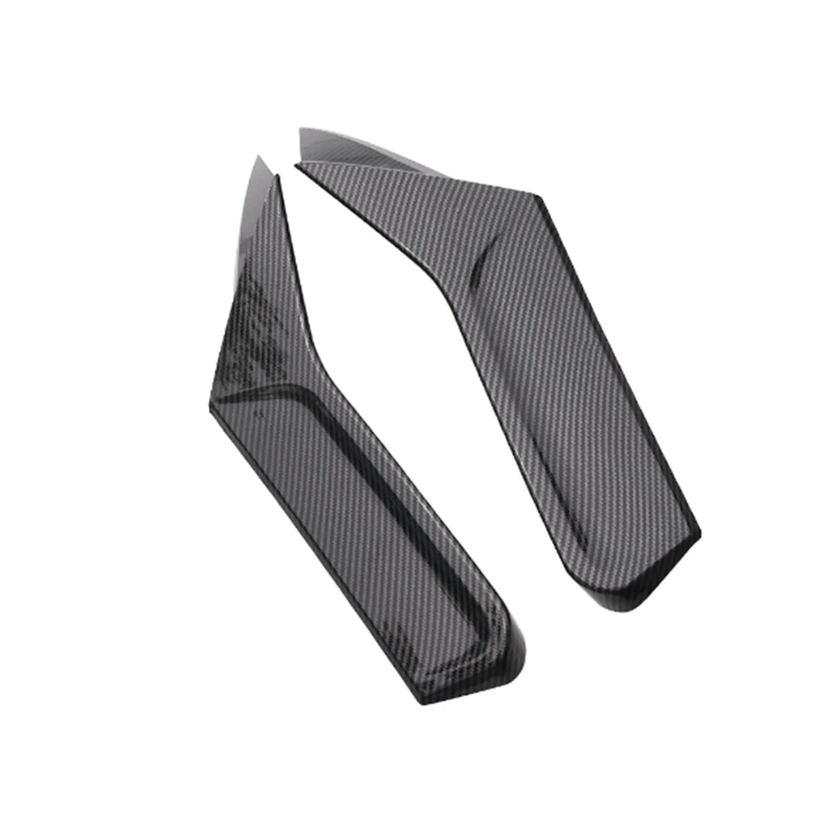 

For VW Golf 8 Side Spoilers Tail Fins Rline Exterior Modifications Wraparound Deflectors Accessorie Carbon Fiber Pattern