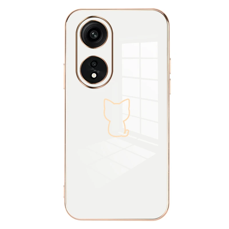 

Cute Pattern Plating Phone Case For Oppo Reno 10 Pro Plus Soft Shell