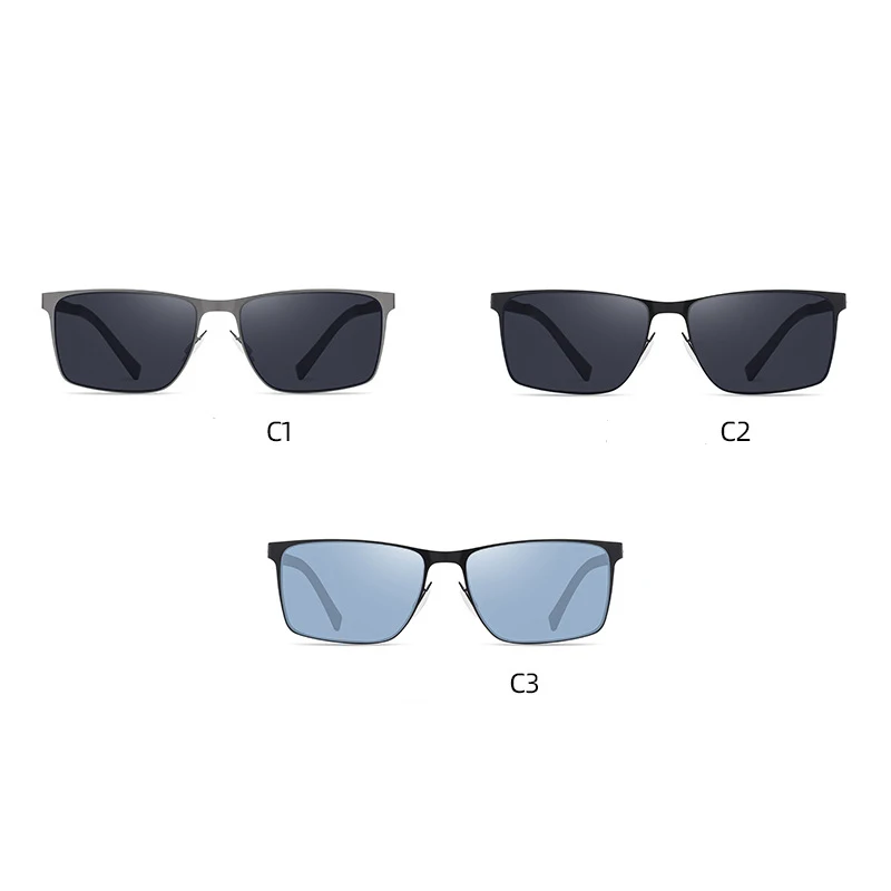 

Aluminum Magnesium Stainless Steel Sunglasses Retro Aviator Nylon Polarized Sunglasses Men Sun Protection Fishing Outing