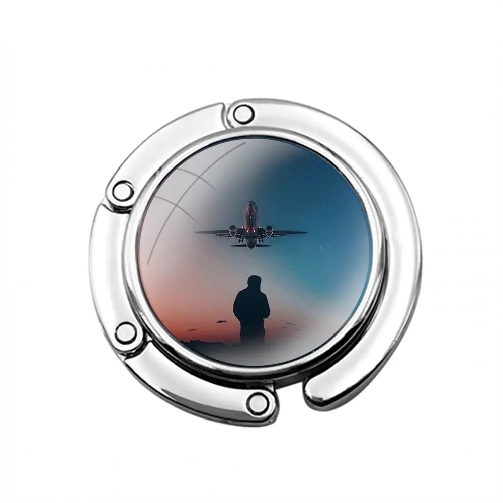 Складной крючок для женского стола декоративная сумочка хранения самолета