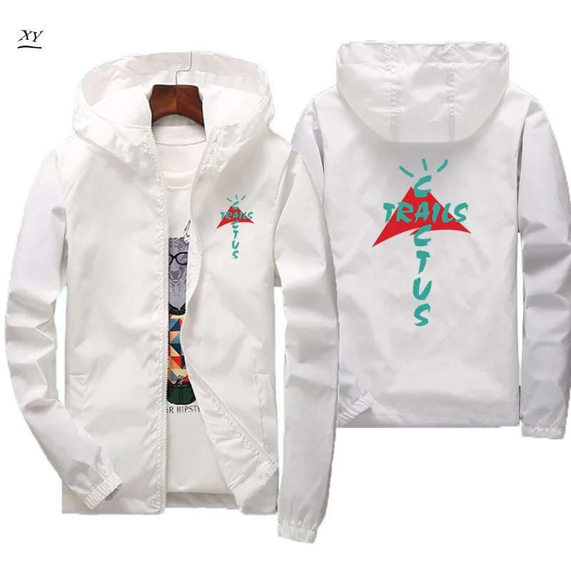 

Spring and summer new cactus Baseball Jacket men's leisure jogging thin jacket men's fashion street hip hop windbreaker jacket
