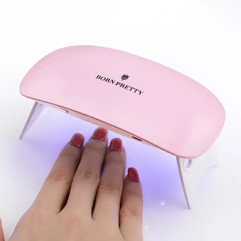 

BORN PRETTY 6W Mini Nail Dryer UV Led Lamp For Nails Manicure All Types Gel Polish Drying Portable USB Machine Nail Art Tool
