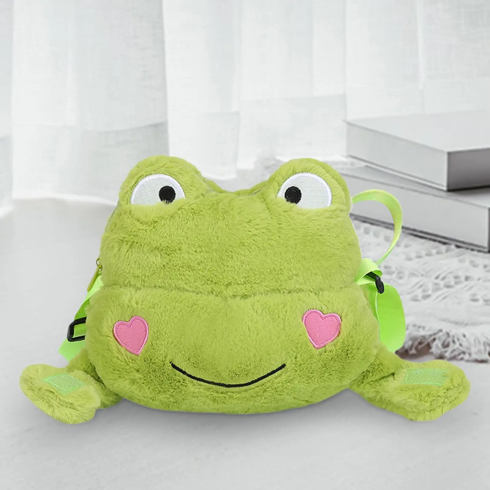 Женская сумка через плечо с лягушкой