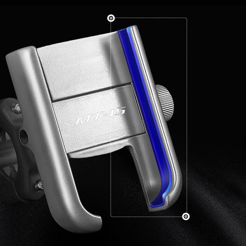 

MT03 Mobile Phone Holder MT-15 Motorcycle Smartphone Bracket CNC Aluminum Cellphone Stand For Yamaha MT15 MT-03 2016-2021 2022