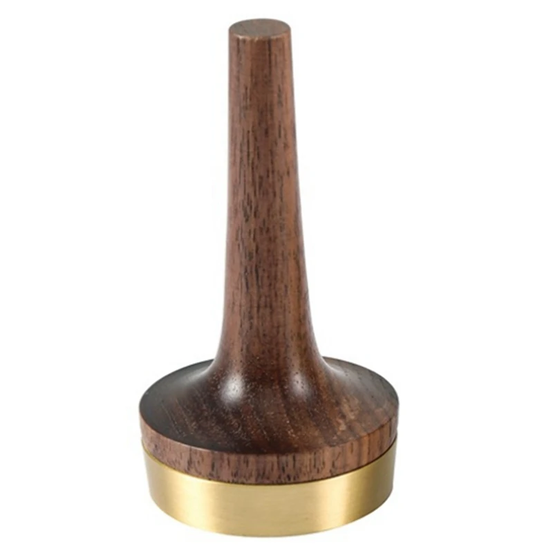 

Black Walnut Brass Ring Display Stand Jewelry Display High-Grade Wooden Jewelry Display Stand Ring Holder