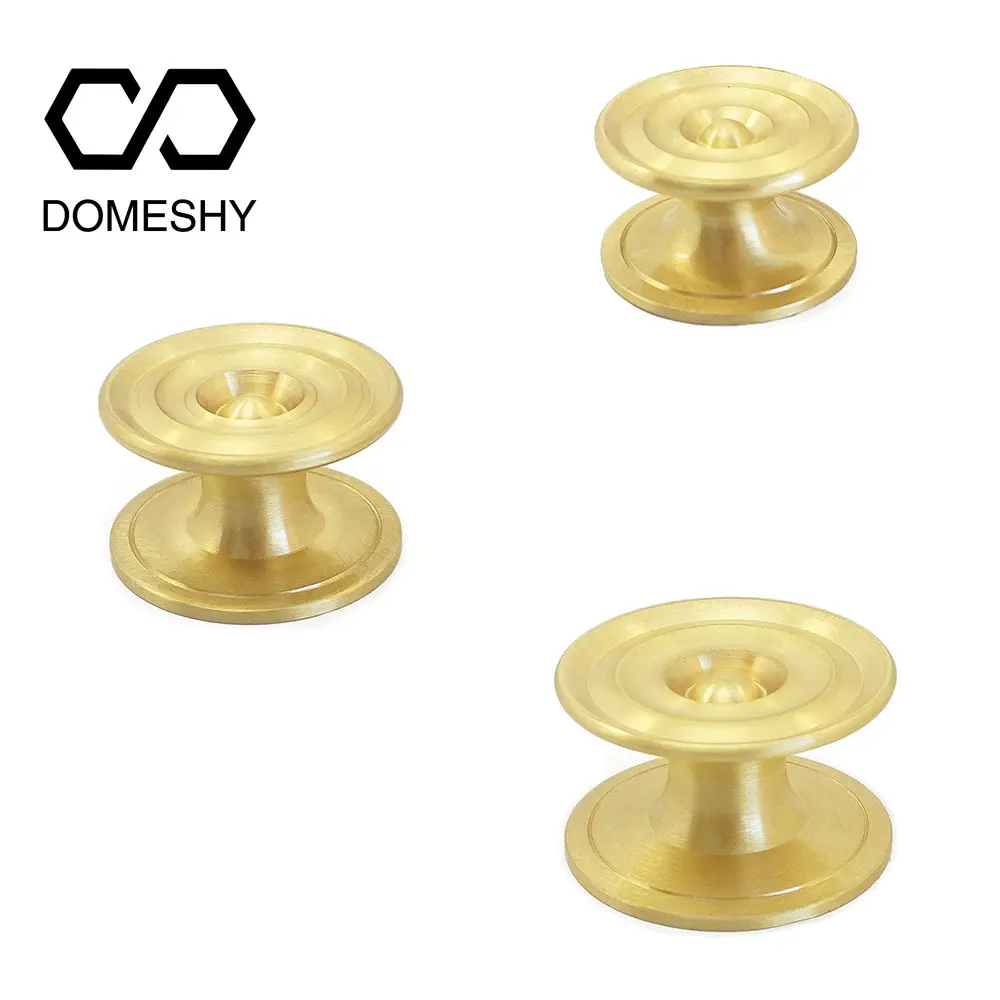 

Round brass door knobs Dresser pulls Golden door handles Unique drawer knobs Creative design handles Furniture decorative pulls