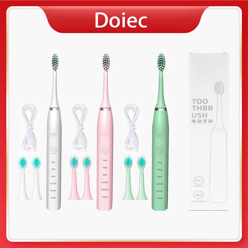 Vibrating electric toothbrush for home charging Ultrasonic electric toothbrush for adult Oral Cleaning