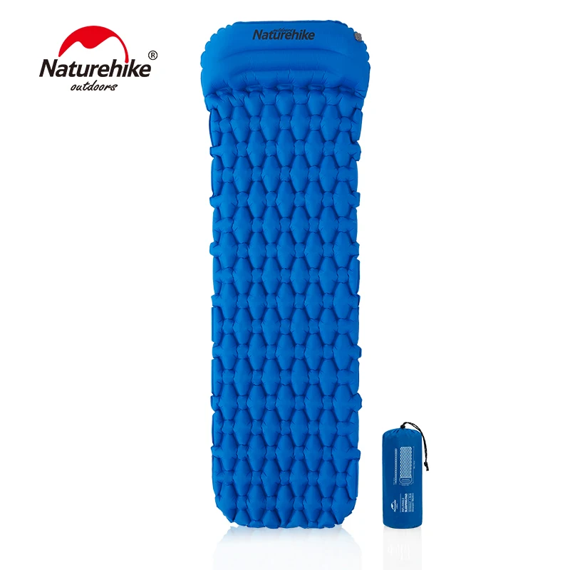 

Naturehike Nylon TPU Camping Mat Sleeping Pad Lightweight Moistureproof Air Mattress Portable Inflatable Mattress with pillow