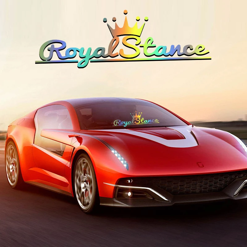 

CS-234# Various Sizes Car Sticker "Royal Stance" funny vinyl decal auto car stickers on bumper front rear window