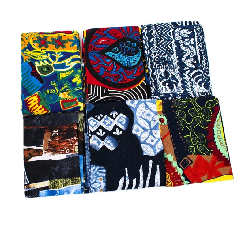 Ткань из хлопка и льна с принтом Юньнань Лицзян Этническая ретро богемная