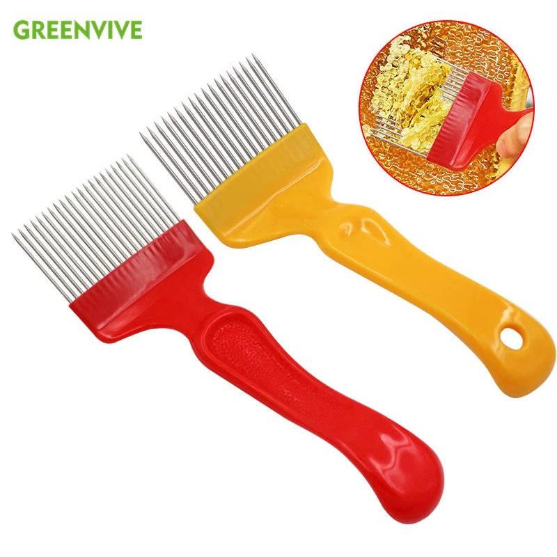 

Beekeeping Tools 18 Pins Honey Fork Straight Needles Uncapping Forks Stainless Steel Honey Sparse Rake Shovel Comb