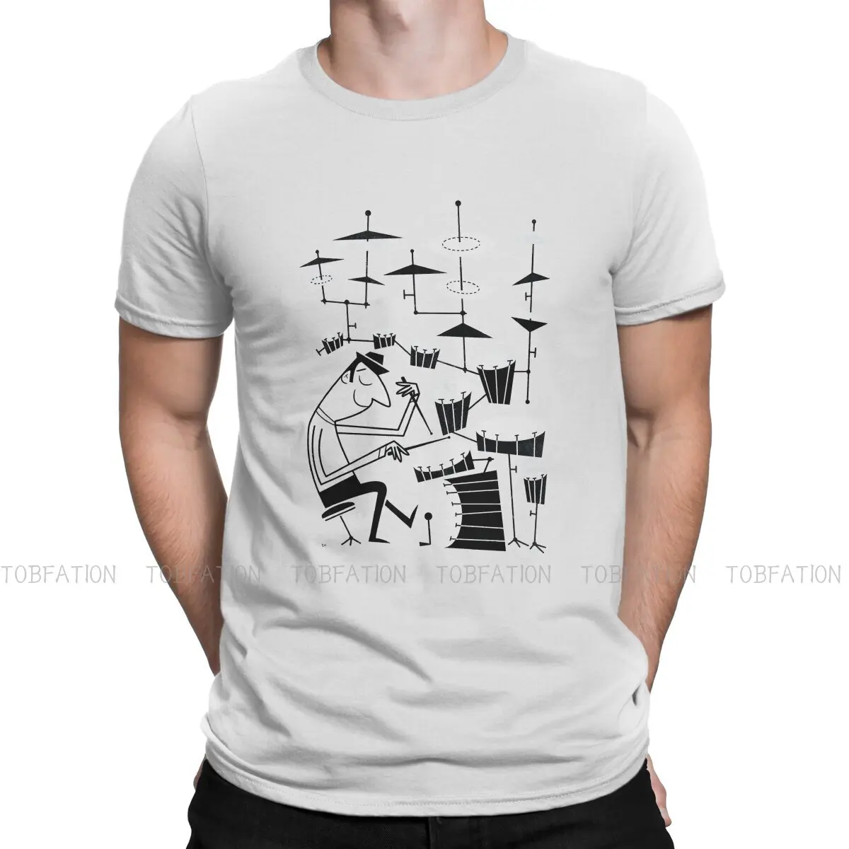 

Оригинальные футболки Play that Beat, Мужская футболка с перкуссионным инструментом, новая трендовая одежда, Индивидуальный размер