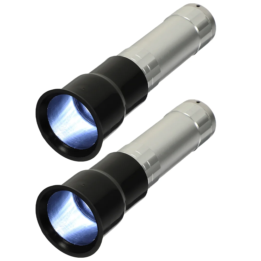 

2 Pcs Quail Egg Incubator Portable Egg Tester Mini Egg Tester LED Egg Candler Egg Hatching Test Light
