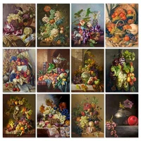 gatyztory 60x75cm oil paint by numbers kits still lifes painting by numbers on canvas frameless hand painting diy home decor