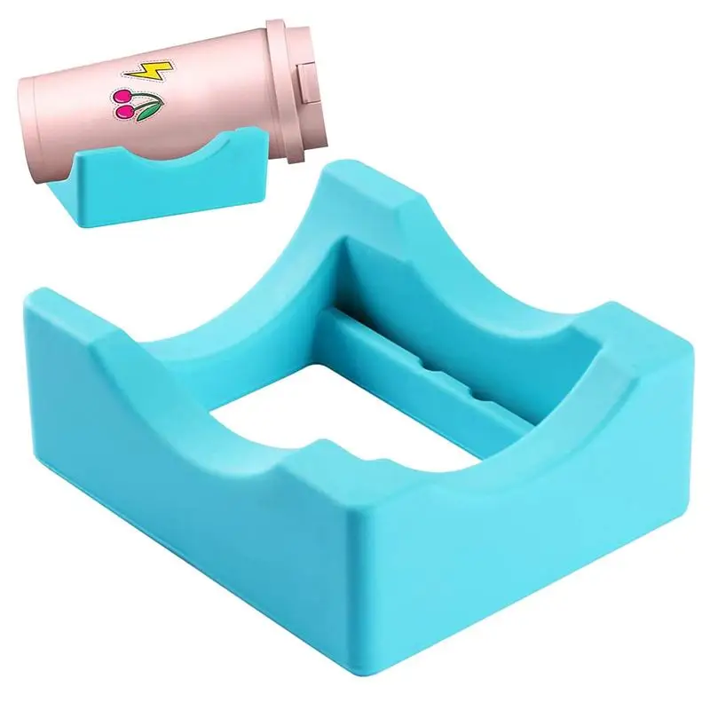 

Silicone Tumbler Holder Small Silicone Cup Cradle With -in Slot Tumbler Holder For Crafts Decals For Tumblers Small Tumbler