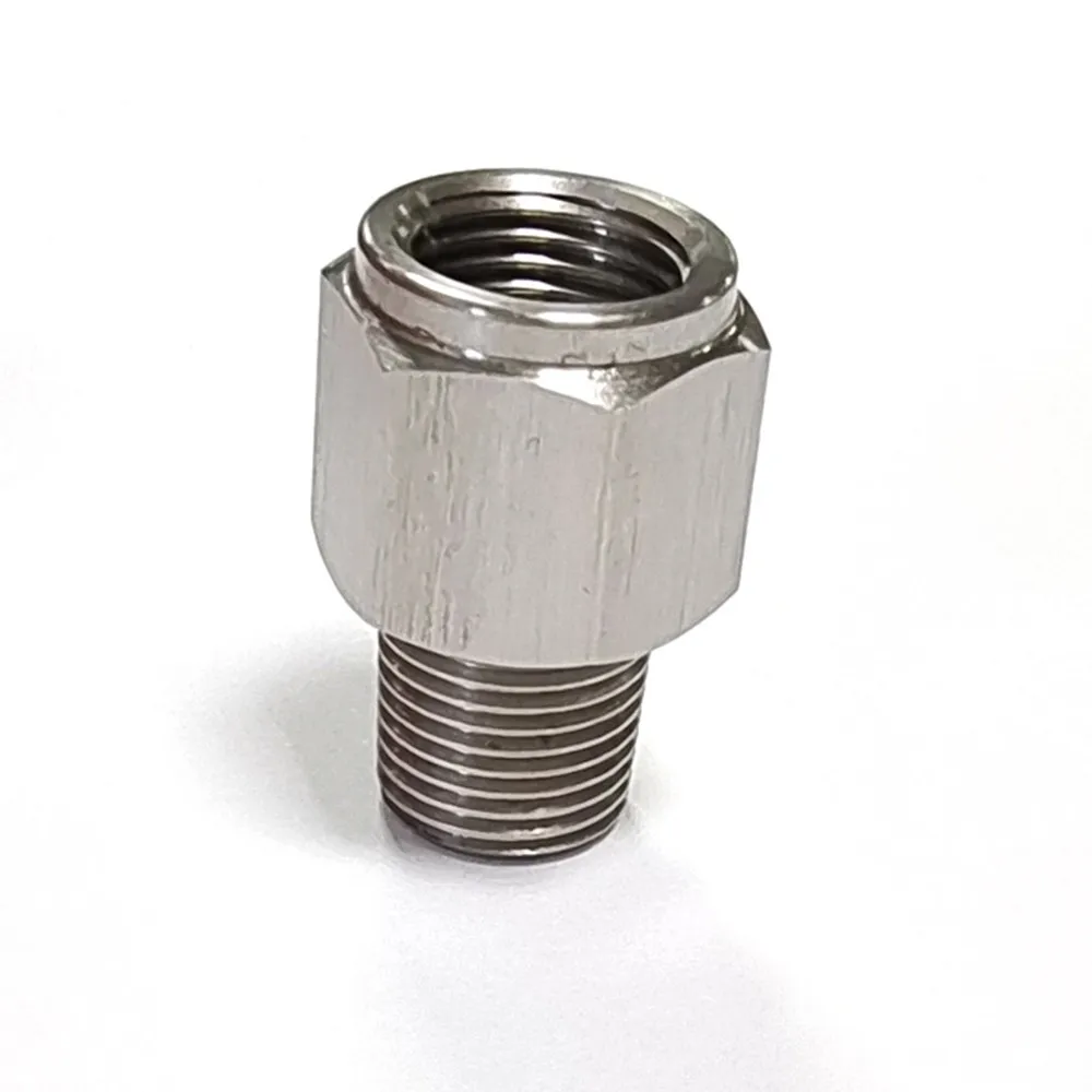 

Auto Parts Stainless Steel Oil Pressure Instrument Adapter 1/8NPT to M10x1.0