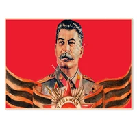 the greatest soviet propaganda posters wall stickers cccp ussr president stalin wallpaper vintage print art painting home decor