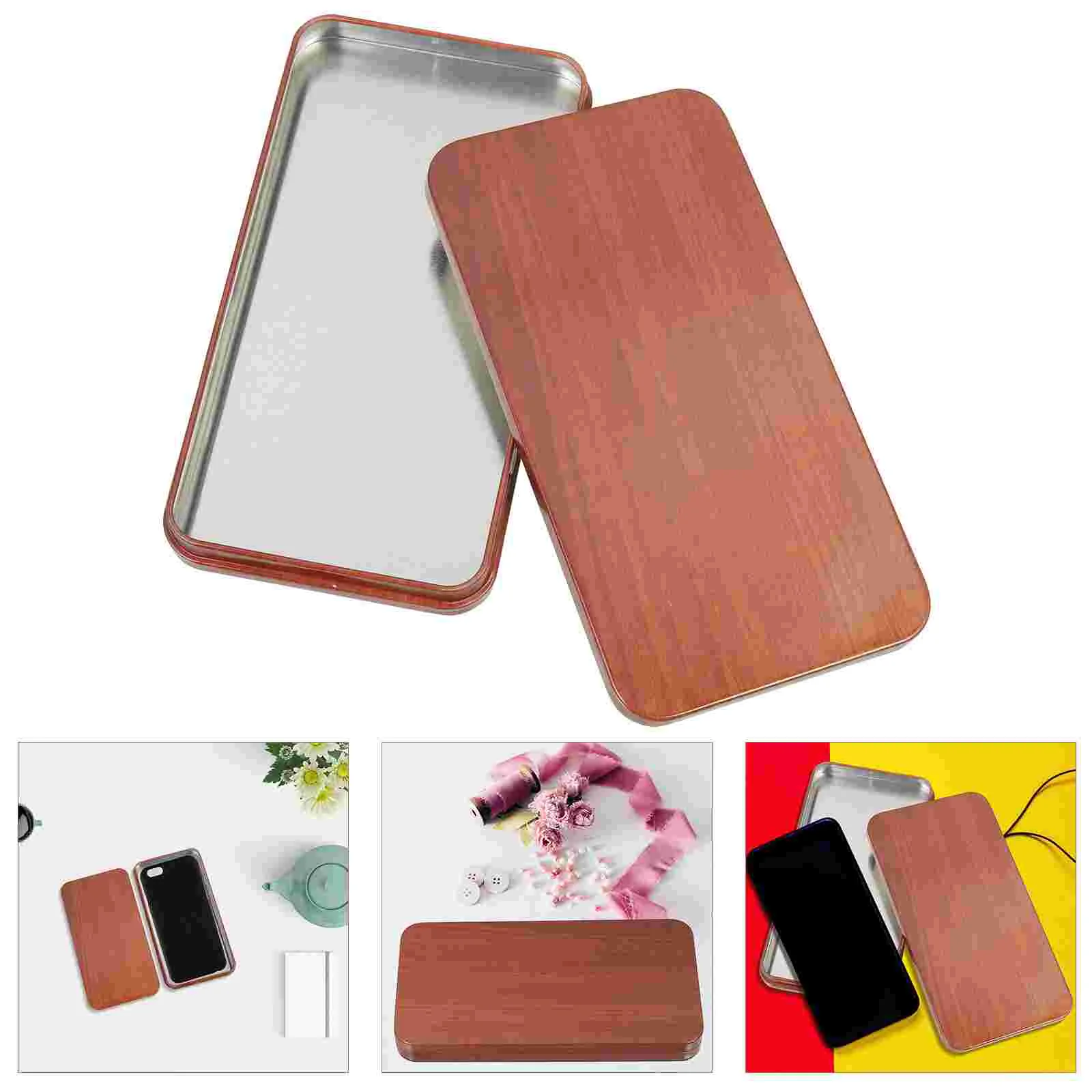 

Tins Tin Box Storage Tea Metal Tinplate Gift Containers Candy Case Boxes Empty Coffee Holder Round Container Screen Rectangular