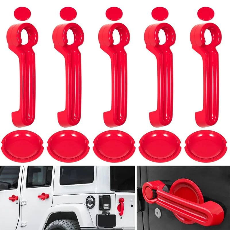 Вставки для крышки дверной ручки + крышка задней двери Защитная углубления 2007-2018