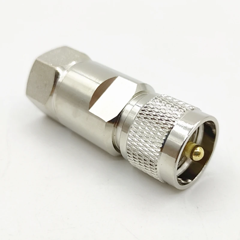 

1X Pure copper 1/2 feeder M-type male and female head 50-9 50-12 feeder connector 1 / 2 super flexible feeder uhf SL16
