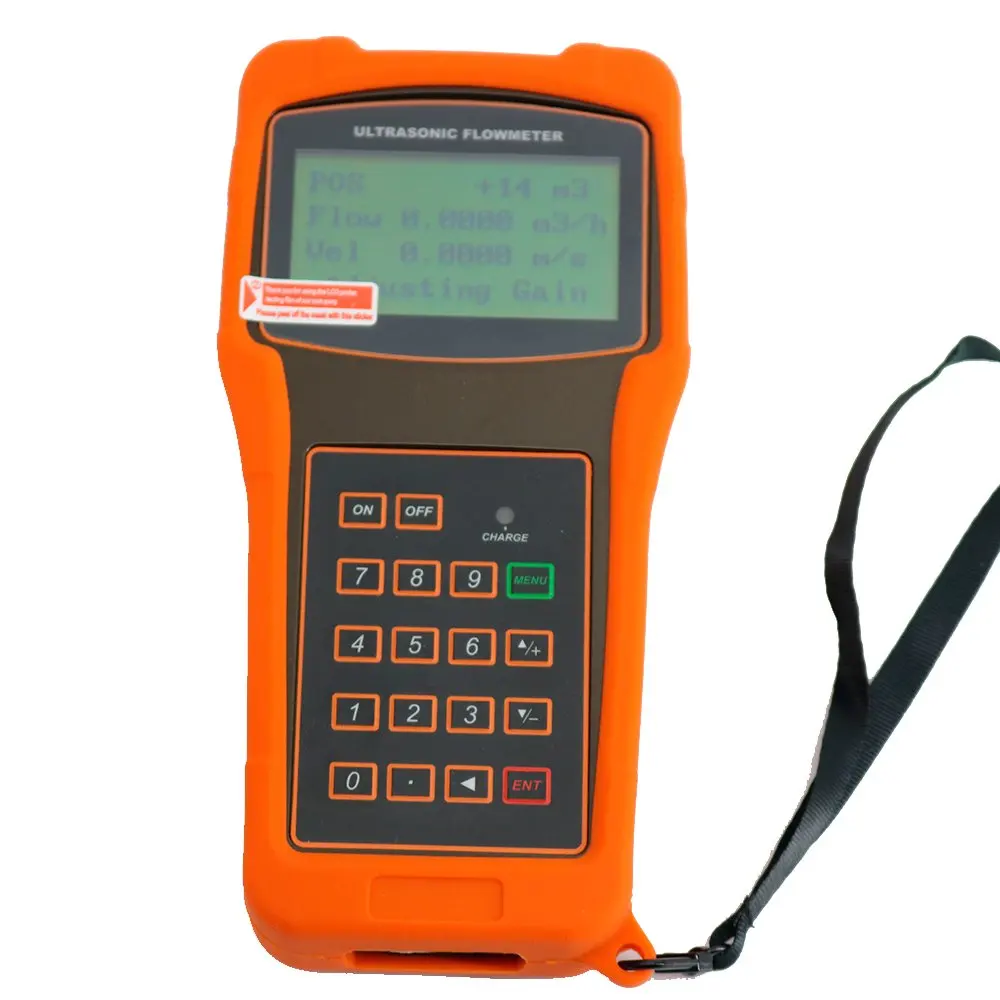 

TUF-2000H-TM-1 Handheld Digital Ultrasonic water Flow Meter Flowmeter for DN50 to 700mm Pipe Size -40 to 90 degree