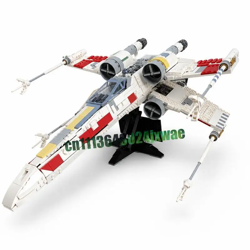 Фото Набор для сборки модели космического корабля X-Wing Fighter (2220 деталей), научно-фантастический конструктор, креативная игрушка для сборки, коллекционная модель, головоломка, популярный подарок №5
