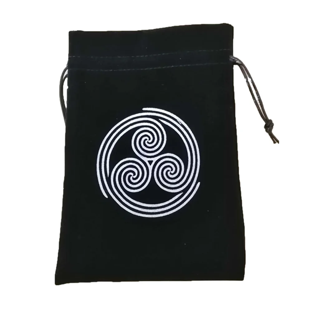 

Board Game Accessory Drawstring Closure Toy Black Package Velvet Entertainment Tarot Card Storage Bag Protective Jewelry Pouch