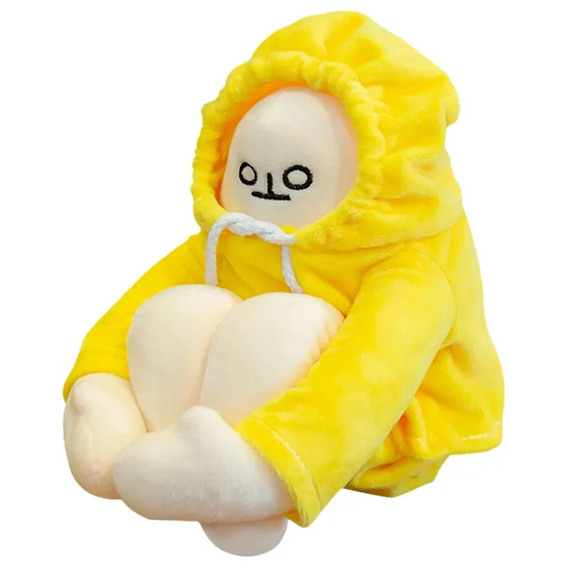 

Banana Man Doll, Stuffed Plush Banana Toy with Magnet Changeable Plush Pillow Toy Funny Man Doll Decompression Toy Birthday Gift