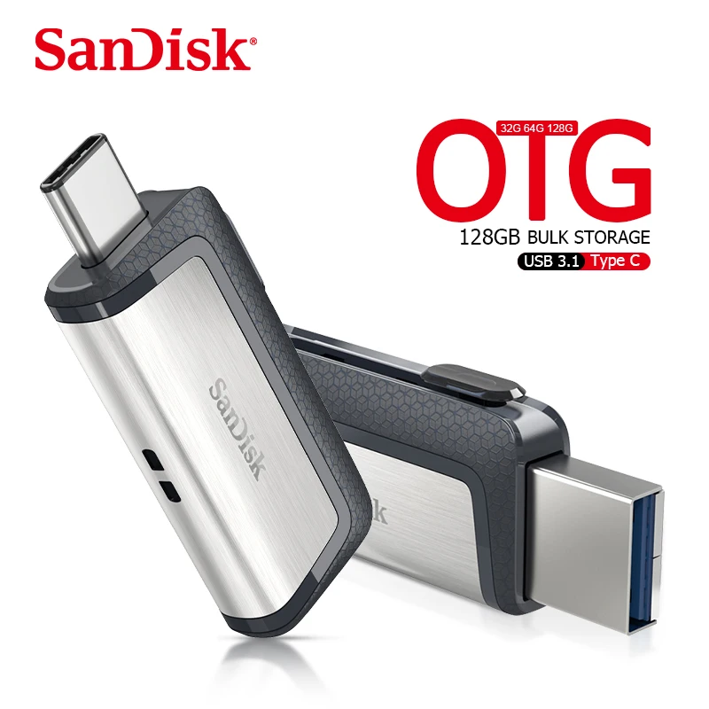 

SanDisk 128GB Ultra Dual Drive USB Type-C USB-C USB 3.1 SDDDC2 128G G46 Dual OTG USB Flash Drive 128GB 64GB 32GB 150M/S PenDrive