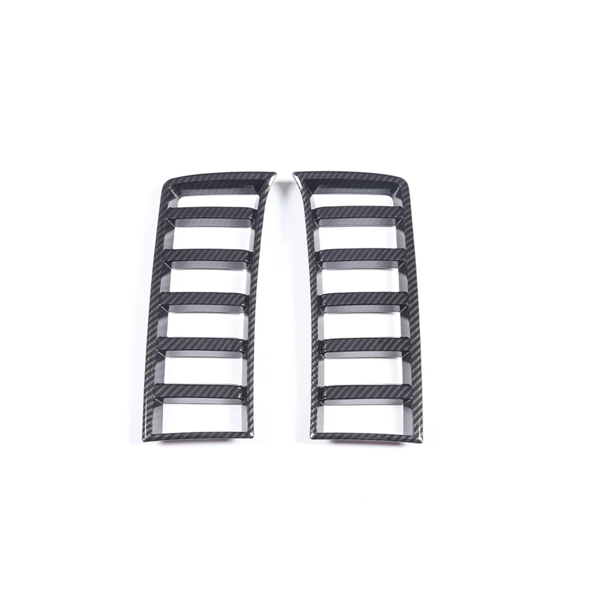 

Car Left Right Carbon Fiber Front Bumper Cover Trim