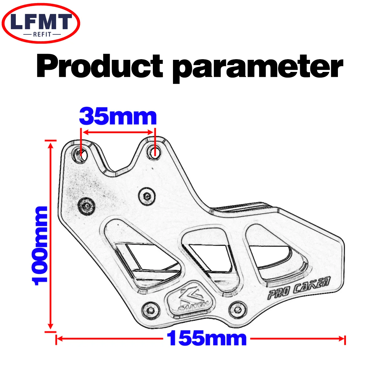Внедорожный мотоцикл CNC230 направляющая Звездочка из алюминиевого сплава для Honda