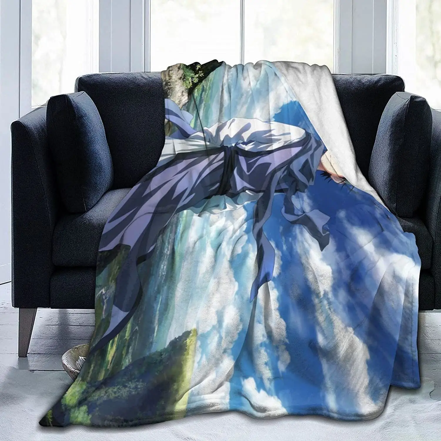 

Ging Freecss Fluffy Soft and Comfortable Blanket, Anime Warm Embrace of Sympathy