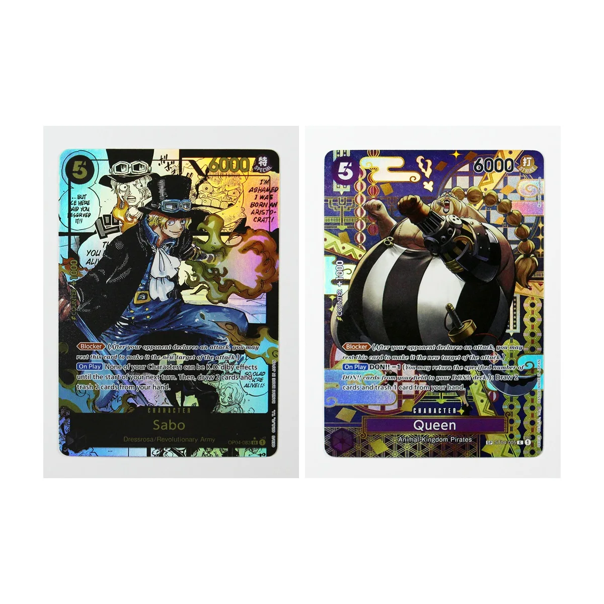 Фото Коллекционная карта One Piece Proxy Card 2025 OP04: Сабо, Королева. Аниме TCG, одиночная карта, игрушка, подарок. №1