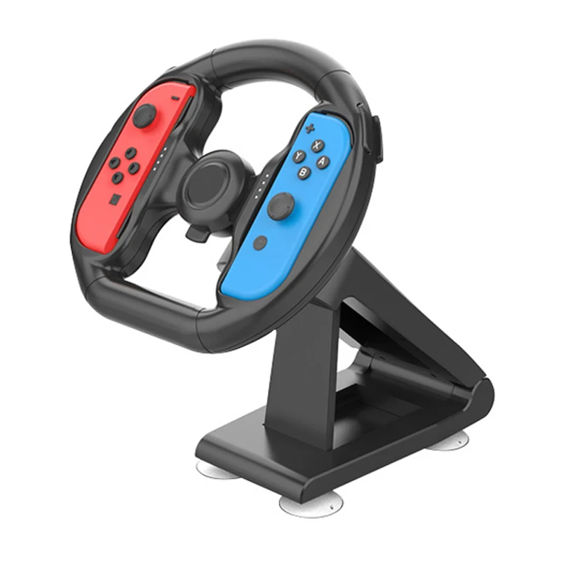 

Controller Attachment with 4 suction cups for Nintendo Switch OLED Racing Game NS Accessory Steer Wheel for Joy-con Compatible