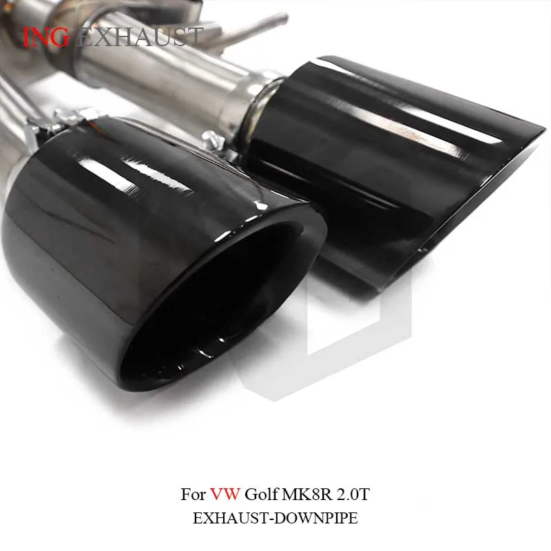 Для VW Golf MK8R 2.0T с клапаном ING Выхлопная система из нержавеющей стали Performance Catback
