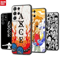 cool anime one piece for samsung galaxy s22 s21 s20 ultra plus pro s10 s9 s8 s7 4g 5g silicone soft black phone case funda coque