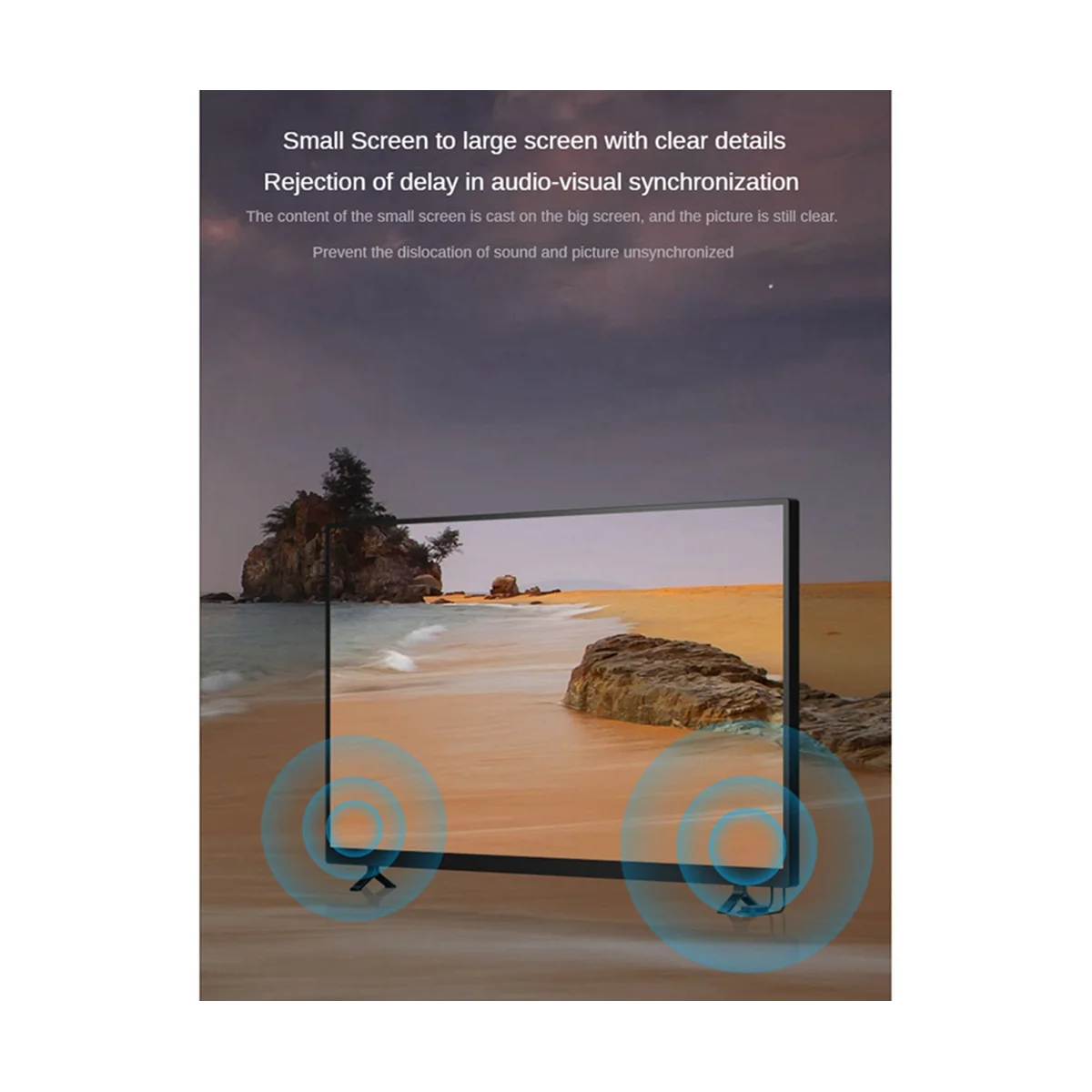 Портативный передатчик EDUP HDMI совместимый с ПК 1080P HD ТВ проектором беспроводной