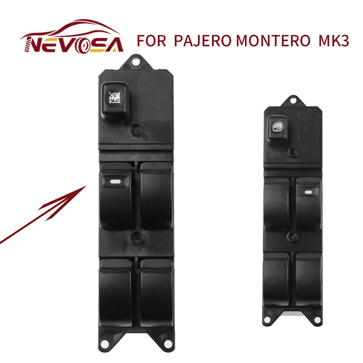 

Power Window Control Switch MR587942 MR587941 For Mitsubishi Pajero Montero III 3 Lancer Triton L200 Sport Challenger Grandis