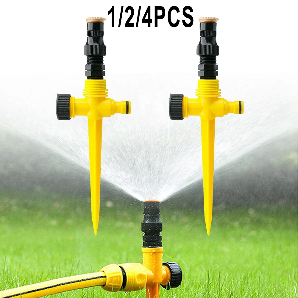 

1/2/4pcs 360° Rotating Sprinkler Garden Lawn Auto Irrigation System Agriculture Watering Nozzle Rotary Jet