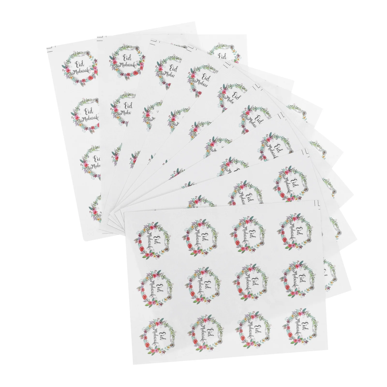 

20 Sheets Eid Ramadan DIY Decals Festival DIY Labels Decals Gift DIY Stickers