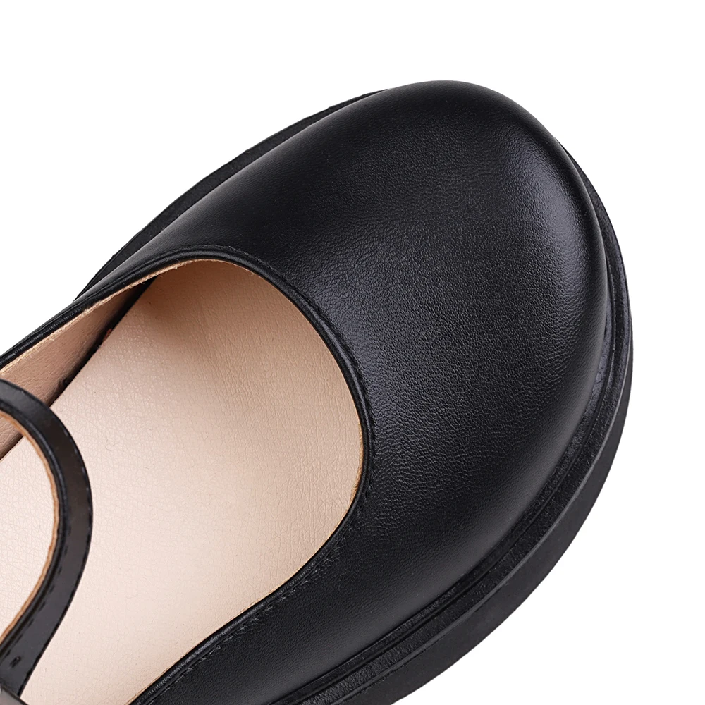 Girl Wedges Thick Platform Mary Janes Women Shoes Buckle Hollow Motorcycle Cool Boots Sandals New Designer Lolita Women Shoes