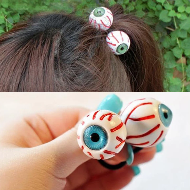 

Gothic Eyeball Hairpin Harajuku Fashion Charm Evil Eye Hair Clip Punk Demon Claw Hair Ties Hair Accessories Women Halloween Gift