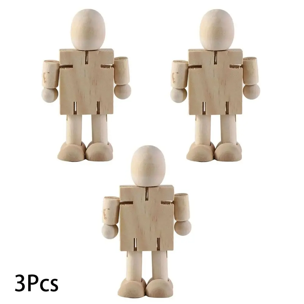

Деревянные куклы-роботы 1/3 шт.